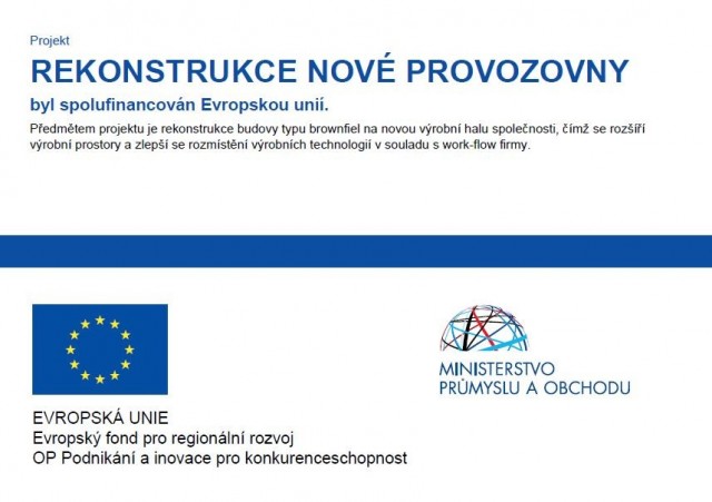 Rekonstrukce provozovny
